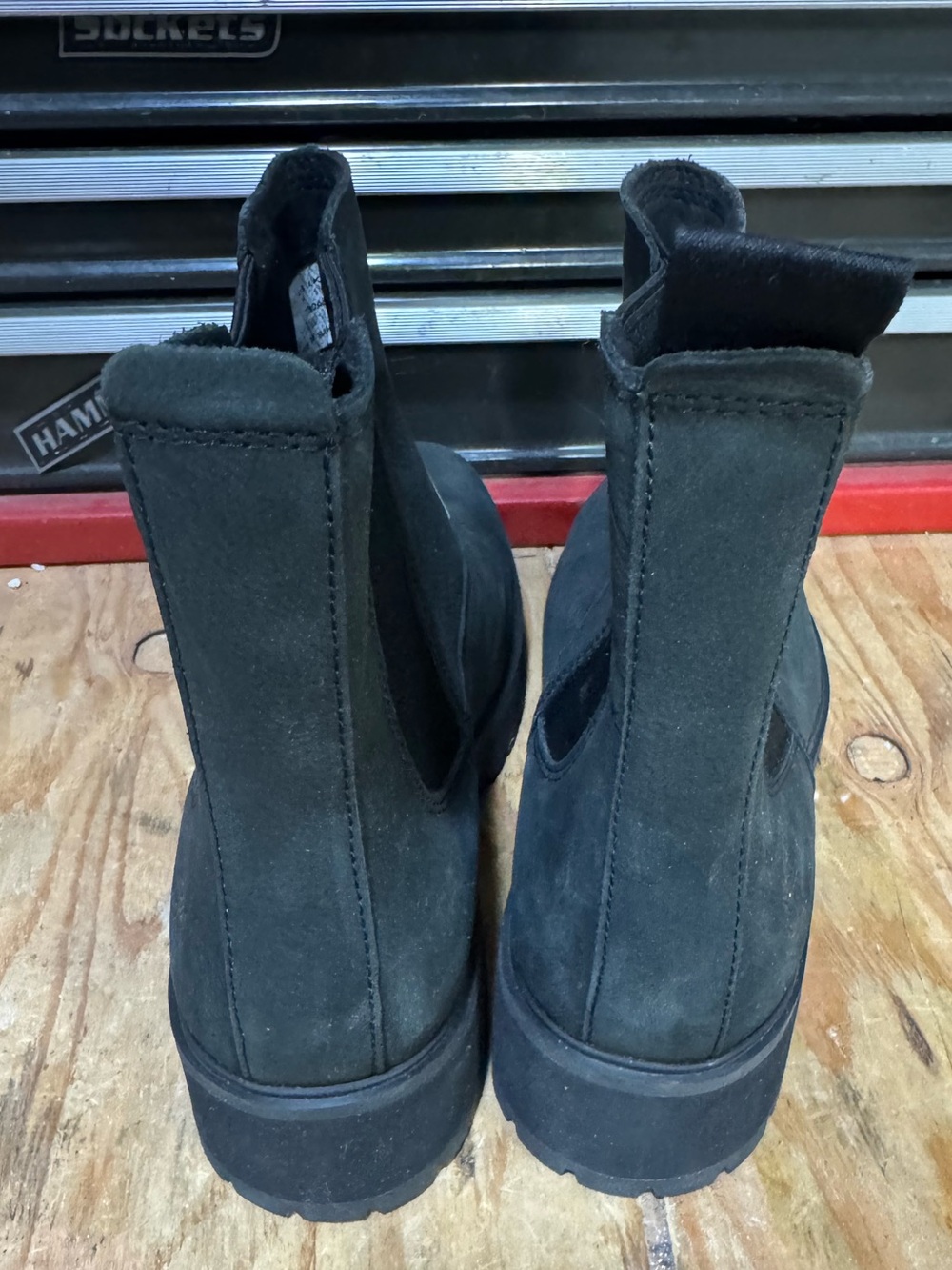 Timberland Women's Carnaby Cool Chelsea Boots Size 11 Black New - Picture 5 of 9